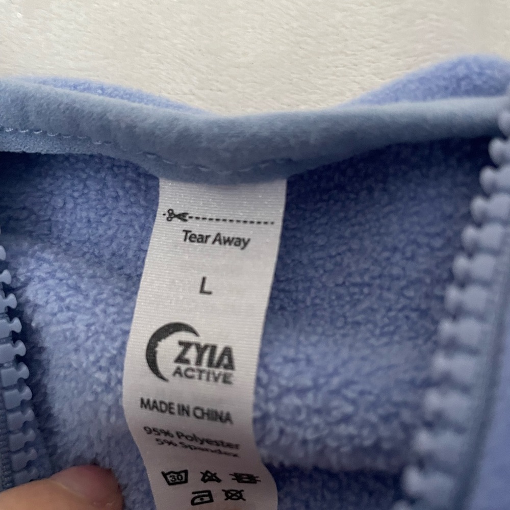 Zyia quarter zip fleece
